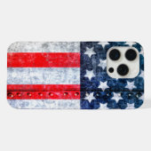 Drapeau américain des États-Unis (Verso Horizontal)