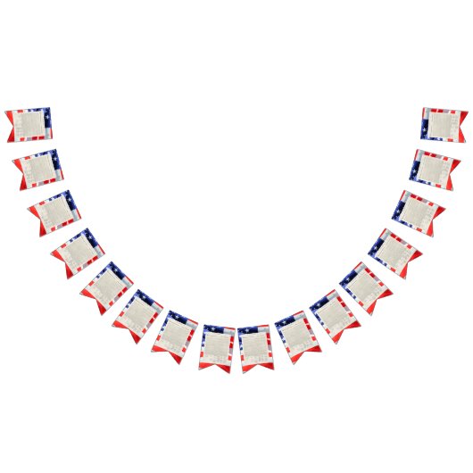 Drapeau américain des textes de déclaration (Tout)