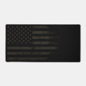 Drapeau américain Désert sombre Sepia Mat de burea (Recto)