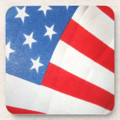 Drapeau américain Dessous de verre en plastique du (Devant)
