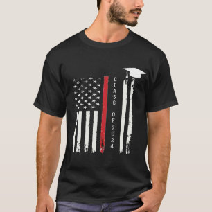 Drapeau américain Diplômé américain T-Shirt