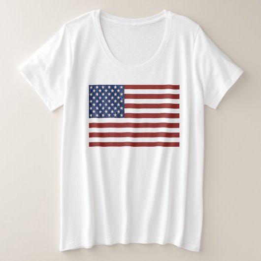 Drapeau américain du 4 juillet plus Size (Design devant)