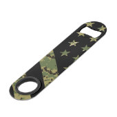 Drapeau américain du Camouflage numérique militair (Devant angulaire)