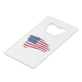 Drapeau américain en lambeaux (Dos Angle)