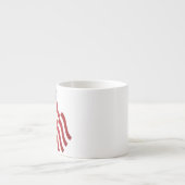 Drapeau américain Espresso Mug (Devant)