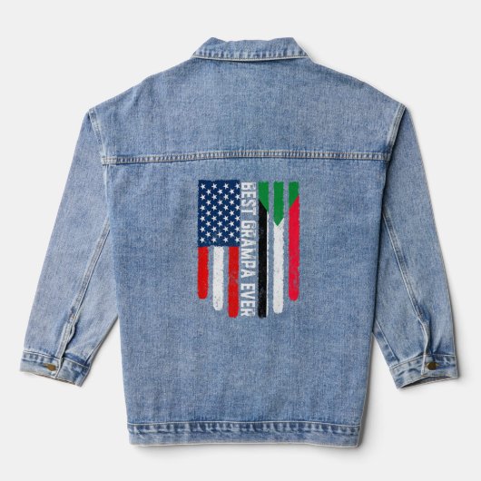 Drapeau américain et drapeau du Soudan Meilleure f (Verso)