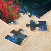 Drapeau Américain et Puzzle de Cerf (Côté)