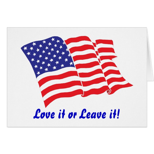 Drapeau américain/États-Unis (Devant horizontal)