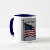 Drapeau américain, ETATS-UNIS, tasse (Devant gauche)