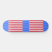 Drapeau américain étoiles rayures skateboard patri (Horz)