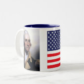 Drapeau américain George Washington Mug (Devant gauche)