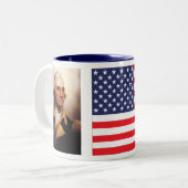 Drapeau américain George Washington Mugs (Devant gauche)