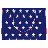 Drapeau américain Grand sac cadeau Rouge Blanc et (Devant)