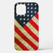 Drapeau américain Grunge Coque-Mate coque iphone (Verso)