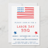 Drapeau américain | Invitation au barbecue de la f (Devant)