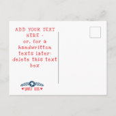 Drapeau américain - Invitation au barbecue du jour (Dos)