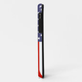Drapeau américain iPhone 11 coque (Dos/Gauche)