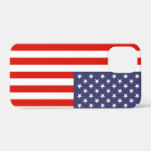 Drapeau américain iPhone 12 mini coque (Verso (horizontal))