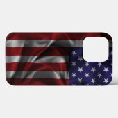 Drapeau américain iPhone 13 Pro Coque (Verso (horizontal))