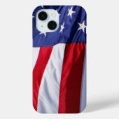 drapeau américain iPhone 15 coque (Verso)