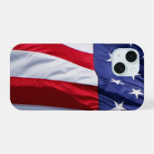 drapeau américain iPhone 15 coque (Verso Horizontal)