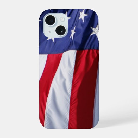 drapeau américain iPhone 15 coque (Verso)