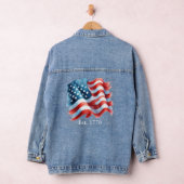 Drapeau américain Jean Jacket (Hangar)