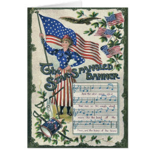 Drapeau américain Lady Liberty Bannière étoilée
