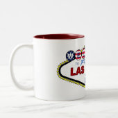 Drapeau américain Las Vegas Mug à deux tons (Gauche)