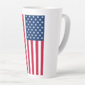Drapeau américain Latte Mug (Angle droit)