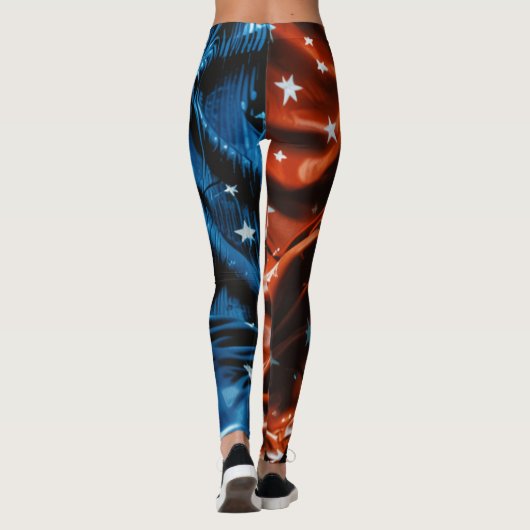 drapeau américain leggings (Dos)