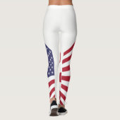 Drapeau américain Leggings (Dos)