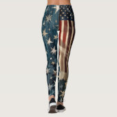 drapeau américain leggings (Dos)