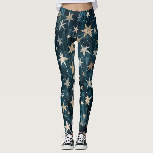 drapeau américain leggings (Devant)