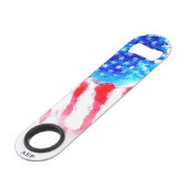 *~* Drapeau américain Militaire Vétérinaire Rouge  (Dos Angle)