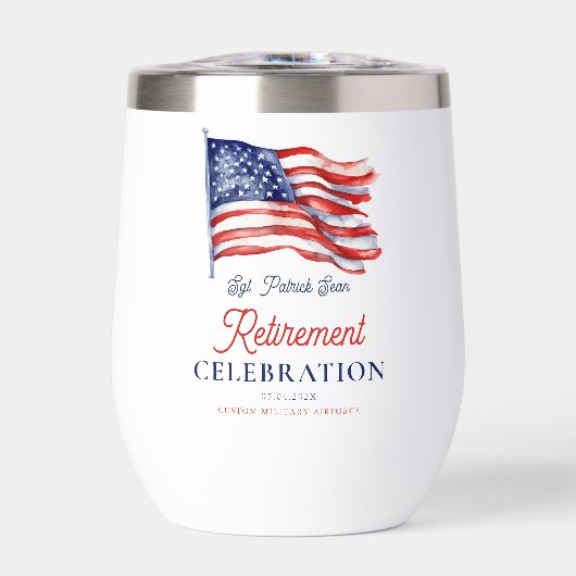 Drapeau américain moderne 4 juillet retraite de l' (Avant)