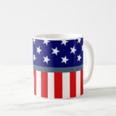 Drapeau américain Mug (Devant droit)