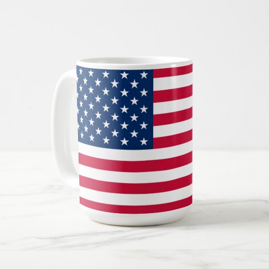 Drapeau américain Mug - Patriotique (Devant gauche)