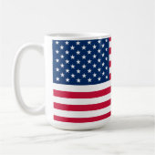 Drapeau américain Mug - Patriotique (Gauche)