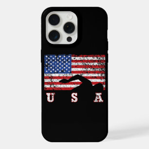 Drapeau Américain Natation USA Cadeau Équipe de Na