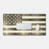 Drapeau américain or sépia scintille Amérique (Clavier et souris)