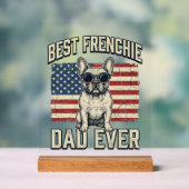 Drapeau américain Papa Frenchie vintage (Neutre)