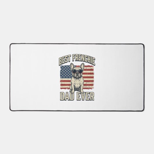 Drapeau américain Papa Frenchie vintage (Recto)