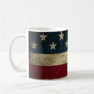 Drapeau américain Patriotic Rustic Mug