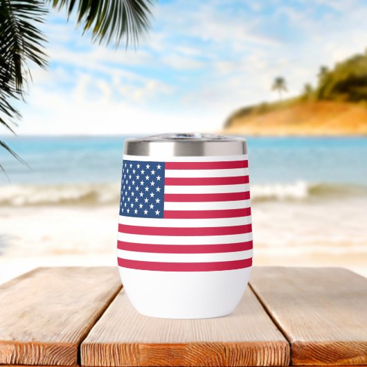 Drapeau Américain Patriotique (Plage (pivotée))