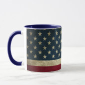 Drapeau américain Patriotique Café Mug (Gauche)