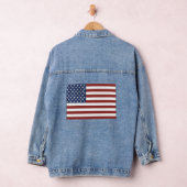 Drapeau américain patriotique femme Denim Jacket (Hangar)