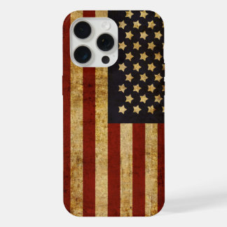 Drapeau américain patriotique grunge vintage USA