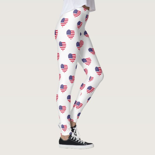 Drapeau américain patriotique Leggings (Droite)