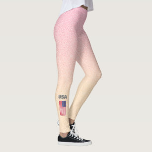Drapeau américain patriotique Leggings